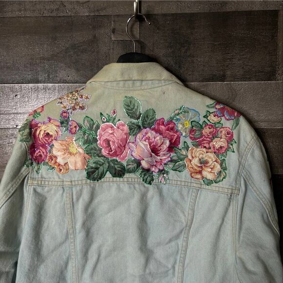 VTG Levi's Denim Trucker Jacket USA Medium - Picture 5 of 7